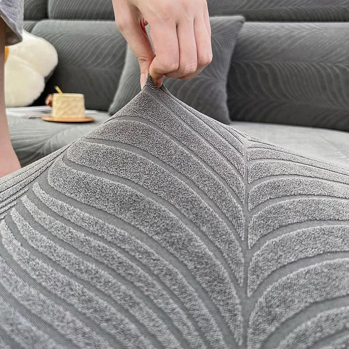 Lisslune | PlushSecure - Elegant Jacquard Sofa Cover for Non-Slip Comfort