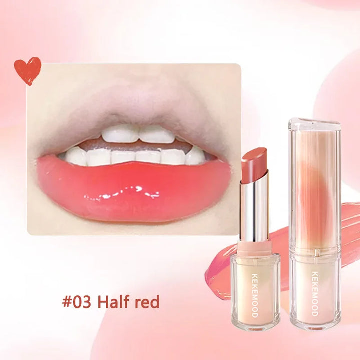Rynx | Lipstick for Kekemood Moisturizing Mirror Water Light Set Lip Gloss Glass Tea Red Brown Lip Shine Tint Makeup Cosmetics
