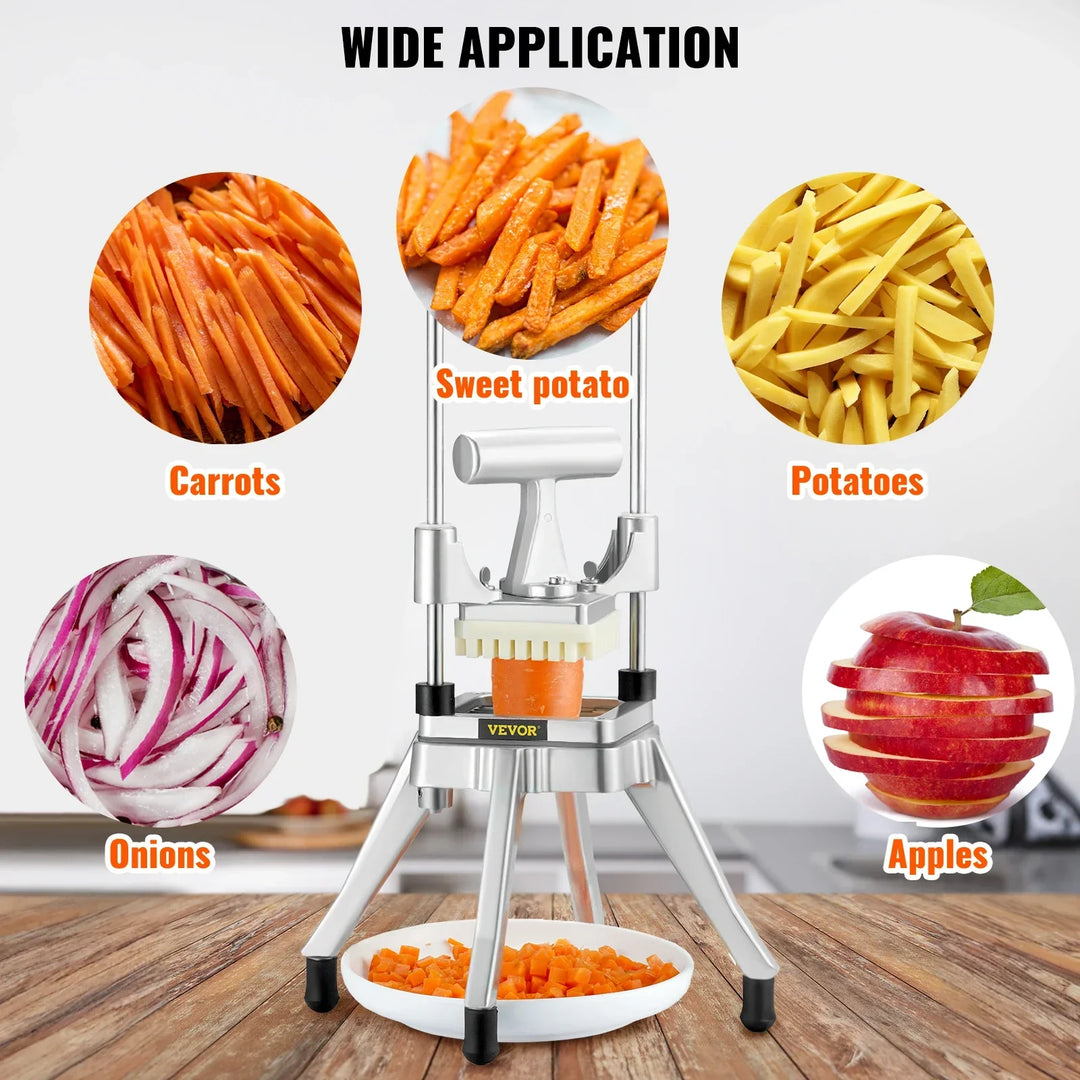 Lisslune | Manual Slicing Stainless Steel Commercial Vegetable Slicer