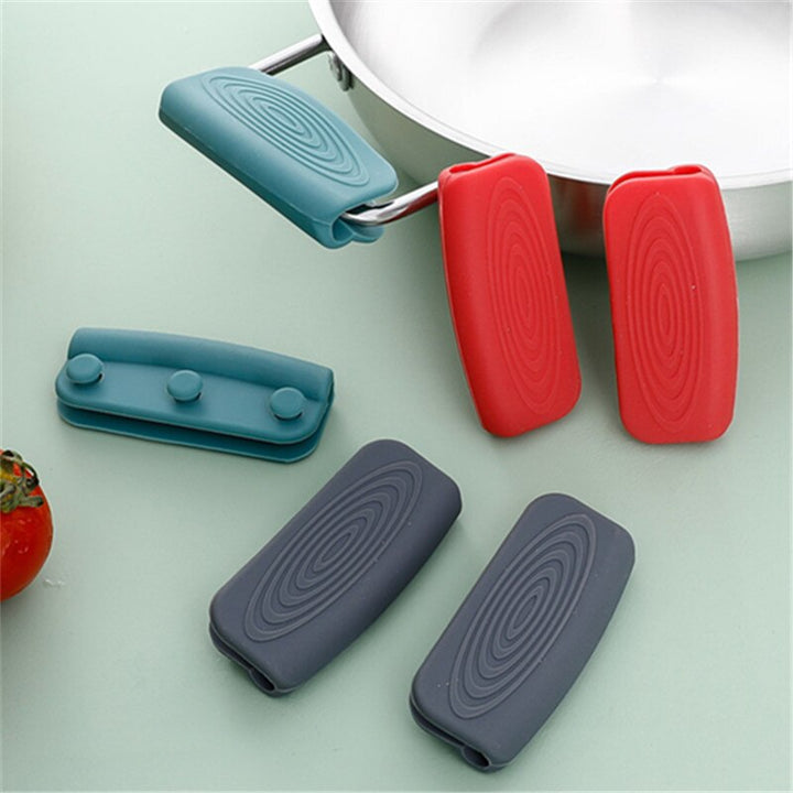 Lisslune | 2Pcs Silicone Heat Resistant Cookware Handle