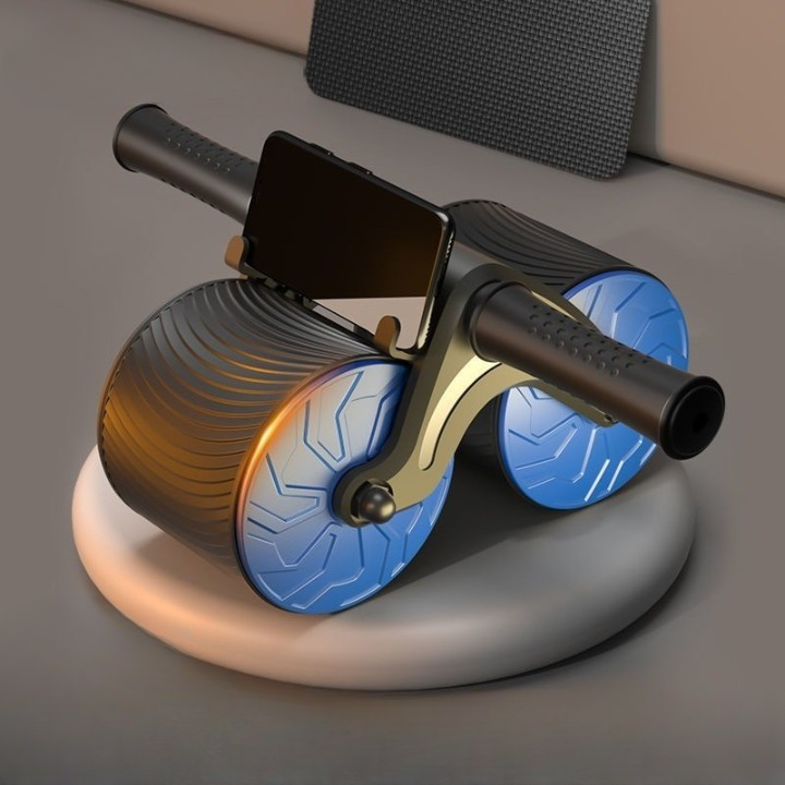 Lisslune | Abdominal Trainer Roller with Automatic Rebound Home Workout Equipment