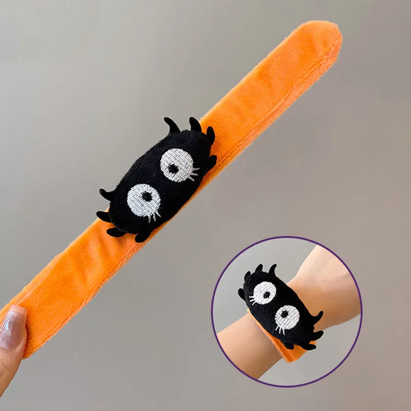 Rynx | Halloween 3D Tube Bracelet Pumpkin Witch Ghost Spider Decoration Bracelet Gift Kids Cartoon Finger Ring Props Party Supplies
