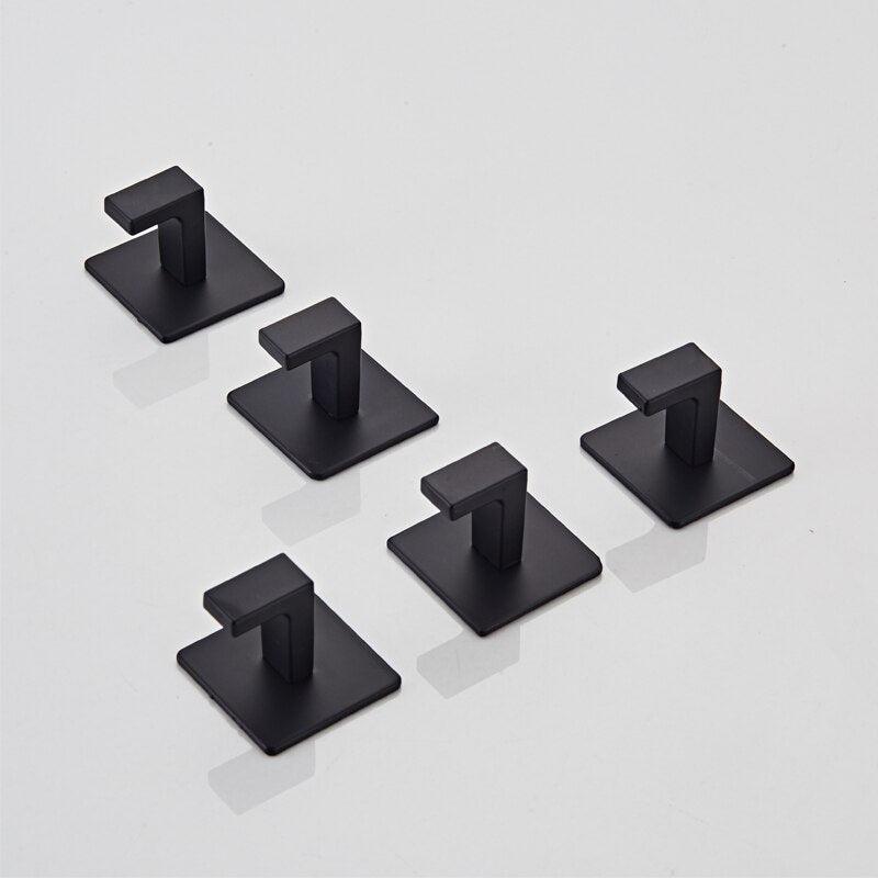 Lisslune | Elegant black wall hook for stylish home organization