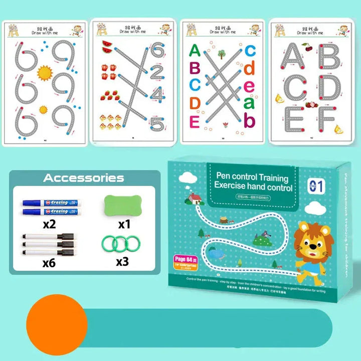 Lisslune | Magic Tracing-Workbook-Set for Kids