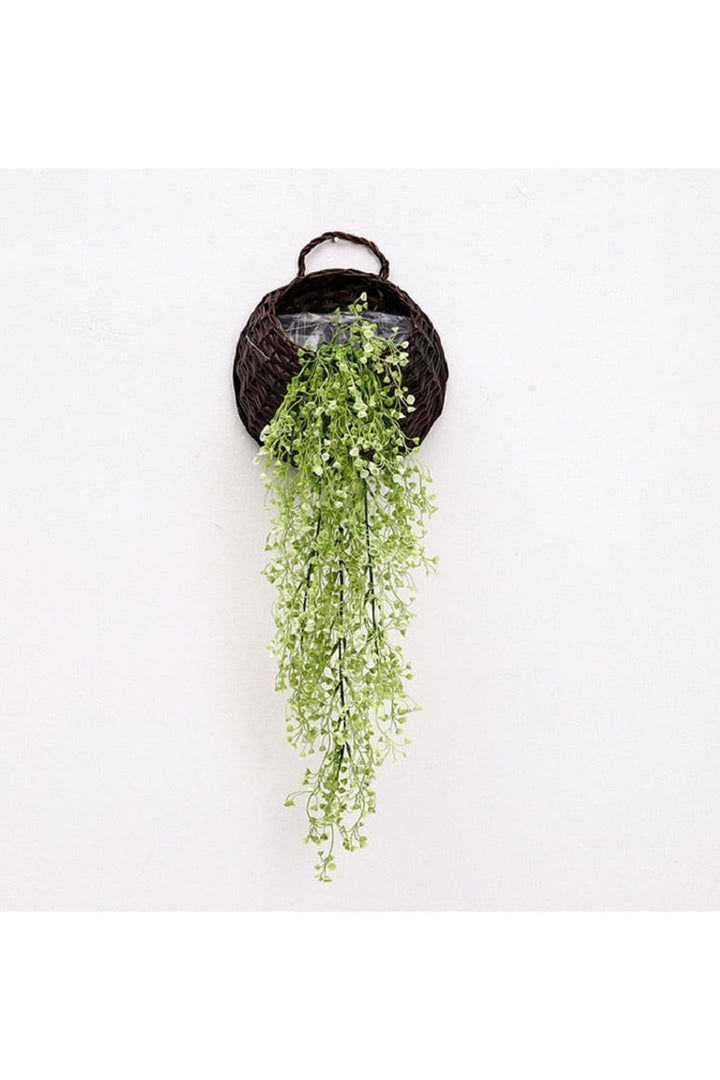 Lisslune | Rattan leaf wine ornament