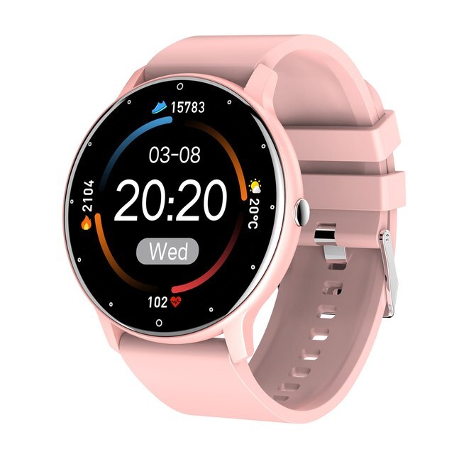 Lisslune | PulseTrack Slim Smartwatch – Waterproof, Health Monitoring & Full-Touchscreen