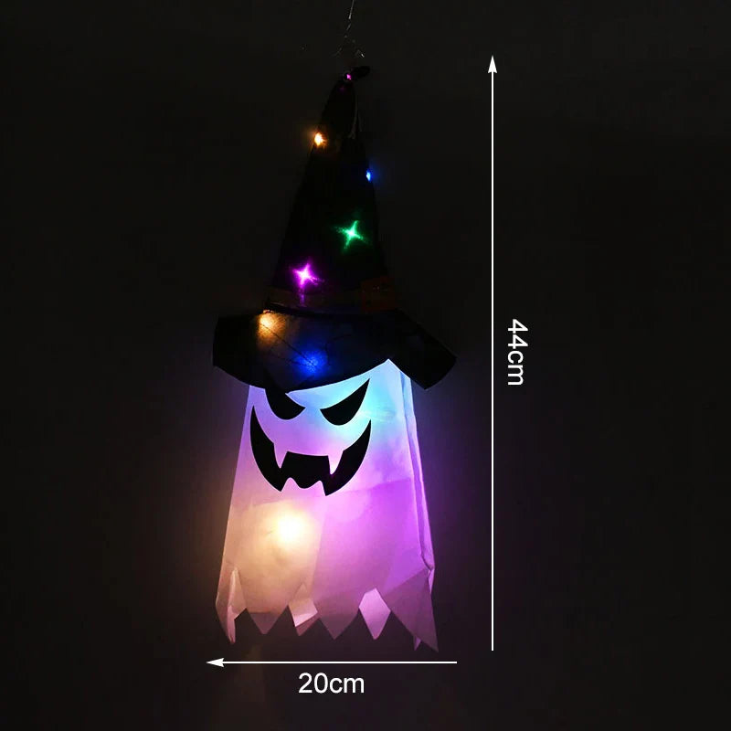 Rynx | Halloween LED Light Hanging Ghost For Halloween Party Home Outdoor Indoor Decoration Large Glowing Creepy Lamp Horror Props