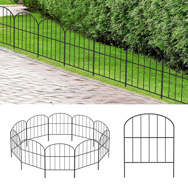 Rynx | Decorative Garden Fence, Rust-Free Wire Panels for Animal Barriers, Boundaries for Dogs & Flower Plants, Outdoor Backyard Arch Board