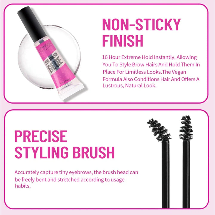 Rynx | Transparent Eyebrow Styling Gel fast-drying 12ml natural 3D wild eyebrows adhesive long-lasting waterproof Brow Enhancer Lifting Makeup