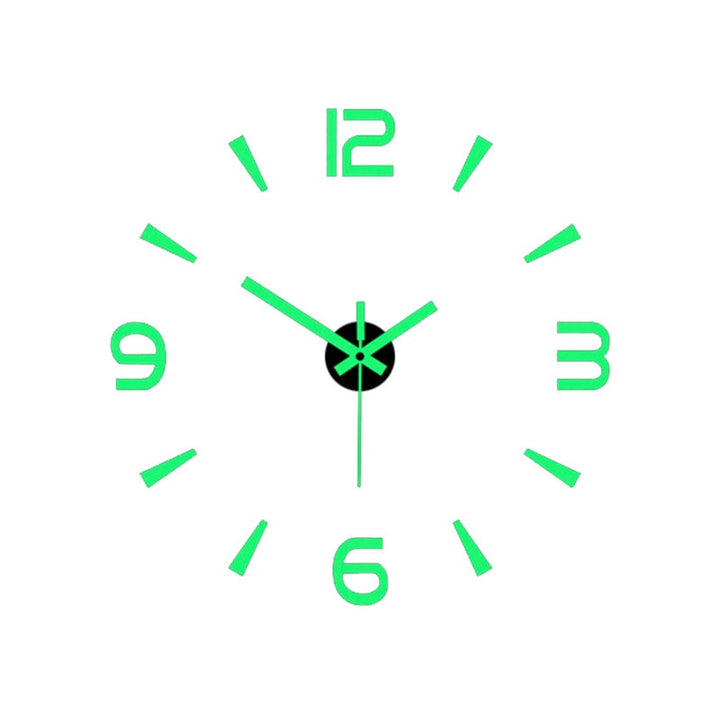 Lisslune | 3D Luminous Silent Wall Clock