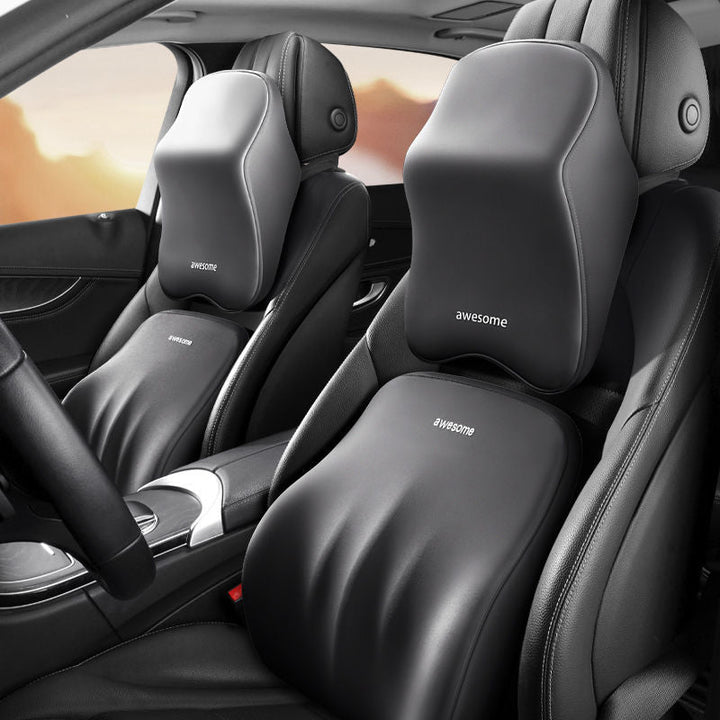 Lisslune | Car seat support | Orthopedic support for neck and back while driving