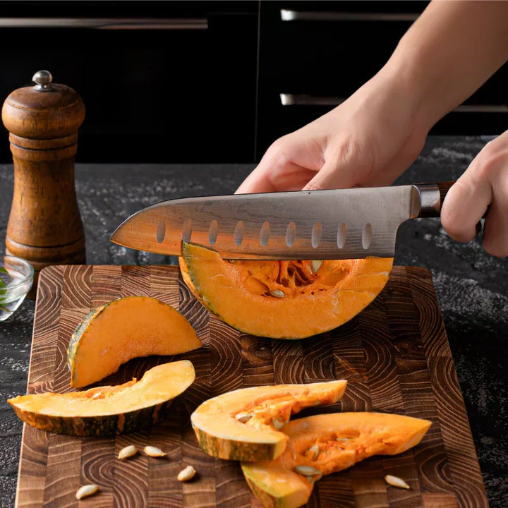 Lisslune | Premium Wooden Butcher Block – End Grain Chopping Board for Kitchen & Professional Chefs