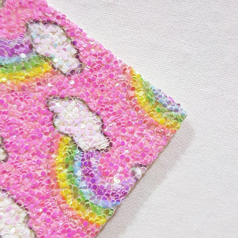 Lisslune | Vibrant Rainbow Synthetic Leather Sheets: Colorful Creative Materials for Projects