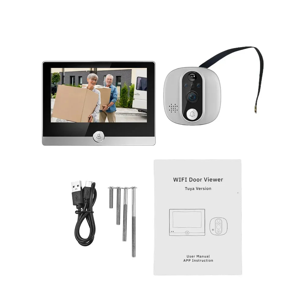 Lisslune | VisionGuard Wireless Doorbell – Clear Wide Angle & Night Vision