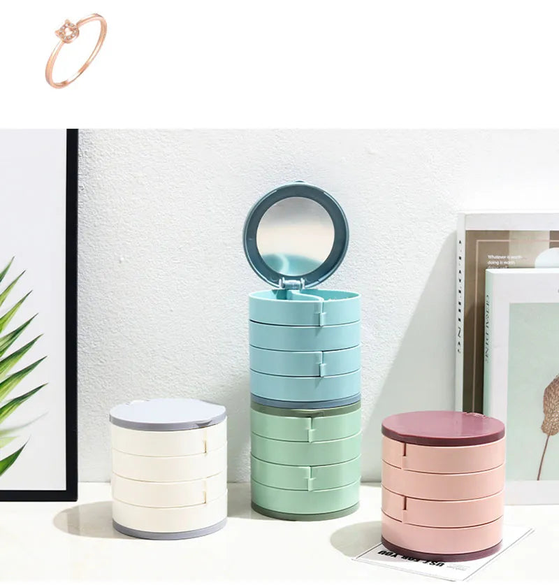 Lisslune | Multi-Layer Rotating  Jewelry Organizer Storage