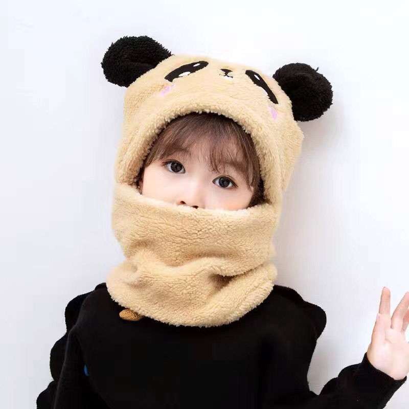 Lisslune | Bear children's hat with scarf and ears