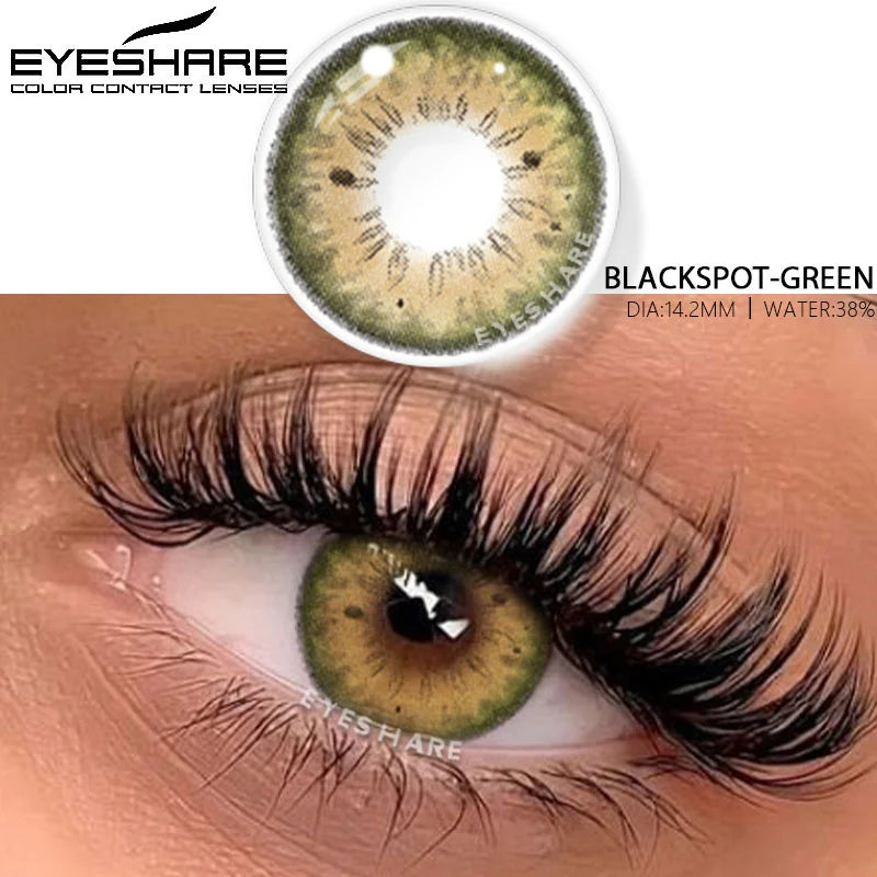 Rynx | 1 Pair Colored Contact Lenses for Cosmetic Eyes high-quality blue lenses gray contact lenses fashionable cosmetic green eye lenses