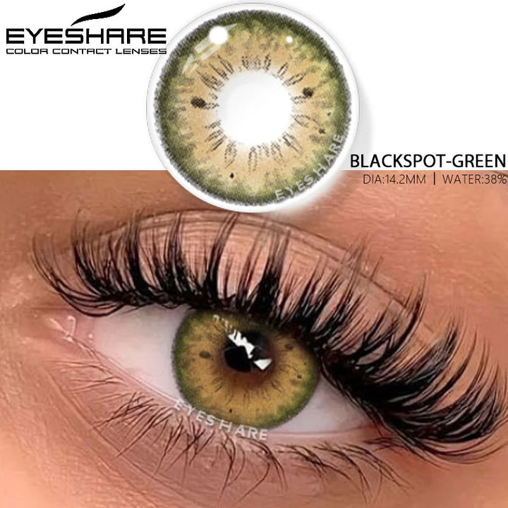 Rynx | 1 Pair Colored Contact Lenses for Cosmetic Eyes high-quality blue lenses gray contact lenses fashionable cosmetic green eye lenses