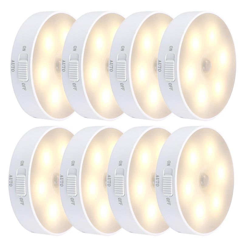 Lisslune | Sticky LED Motion Sensor Mini Night Lamp