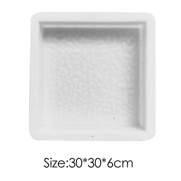 Lisslune | DIY Plastic Tile Mold for Garden Paths - Heavy Cement Stepping Stone Maker