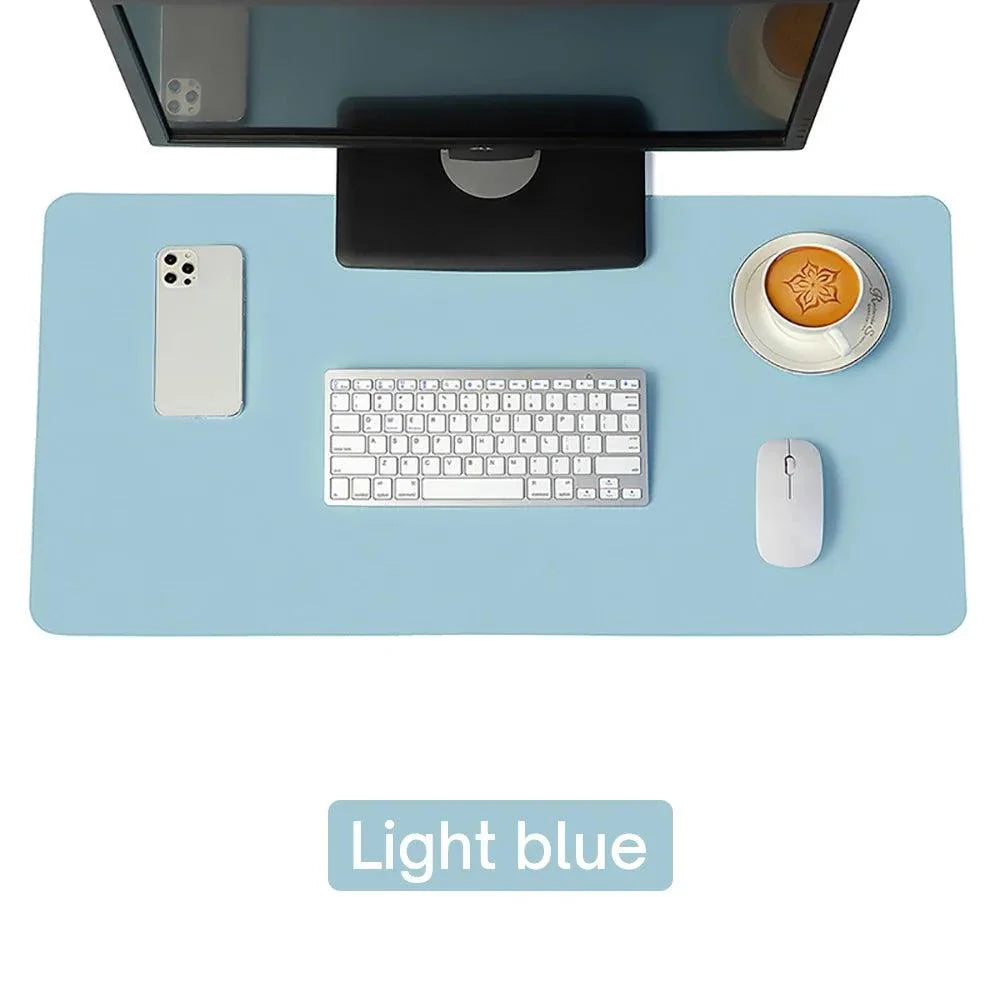 Lisslune | Premium Extra-Large Waterproof PU Leather Desk Protector - Multipurpose Mouse Pad for Office & Gaming with Anti-Slip Base