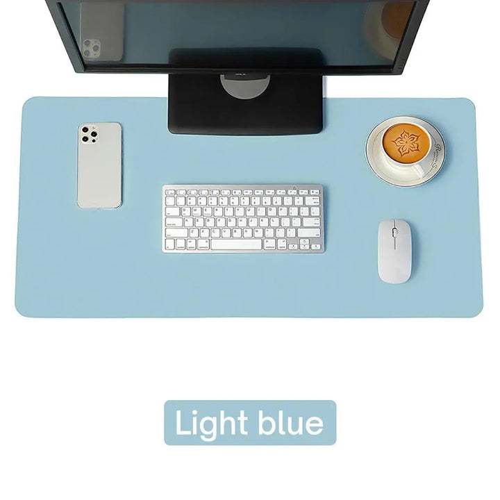Lisslune | Premium Extra-Large Waterproof PU Leather Desk Protector - Multipurpose Mouse Pad for Office & Gaming with Anti-Slip Base