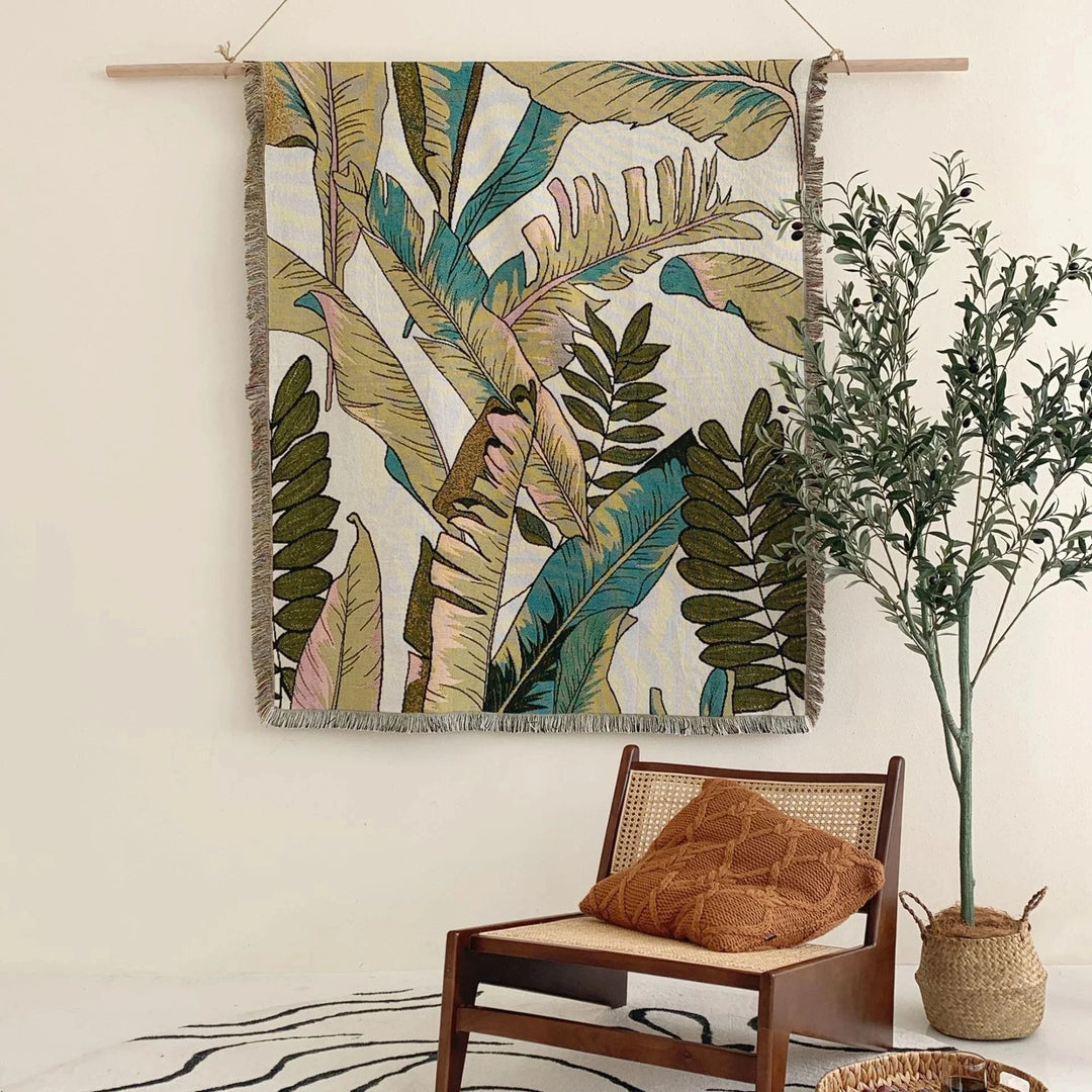 Lisslune | Floral Garden Throw Blanket