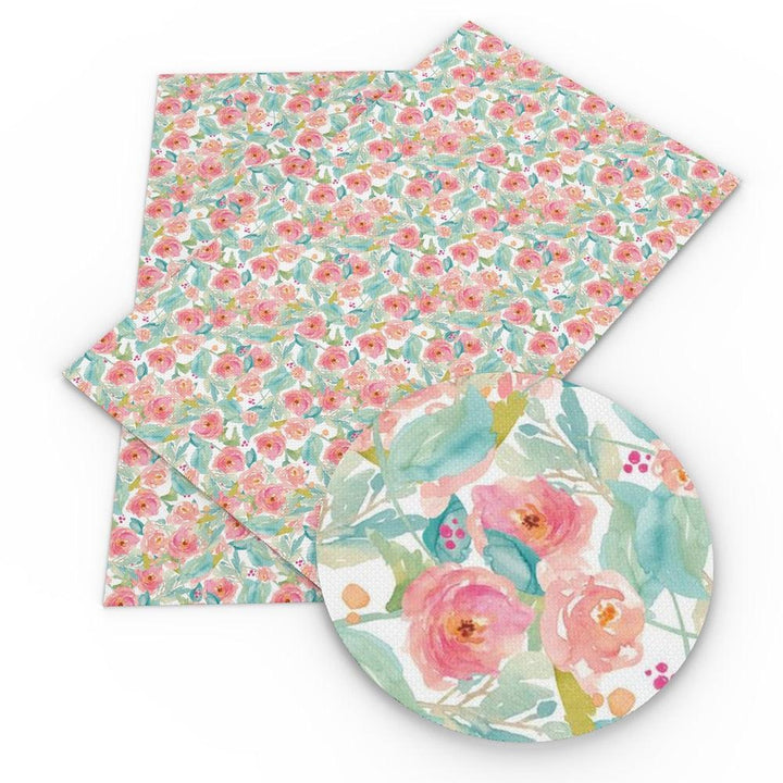 Lisslune | Blooming Inspiration Synthetic Leather - Unleash Your Creative Vision