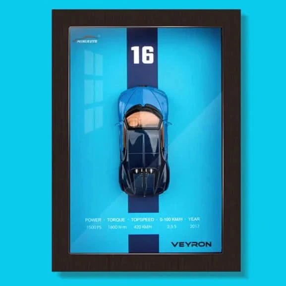 Lisslune | Framed 3D Car Model Decorative Artwork
