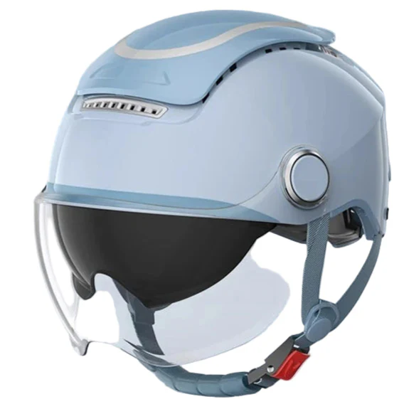 Lisslune | Open Face Motorcycle Helmet with Dual Lenses & Breathable Summer Design – RiderMax