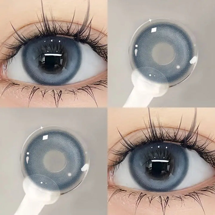 Lisslune | 2 Piece Natural Korea Contact Lenses Myopia Prescription Color Cosmetic Circle Beauty Pupil Makeup Lens New Fast Shipping
