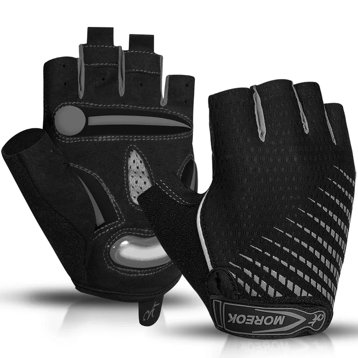 Lisslune | RideEase Half Finger Cycling Gloves – Shock Absorbing, Breathable & Anti-Slip Gloves