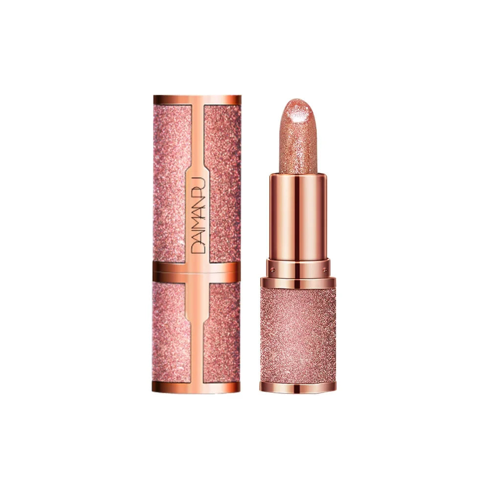 Rynx | Diamond Lipstick temperature-changing color glossy moisturizing long-lasting waterproof glitter lip balm lip makeup cosmetics 1PCS