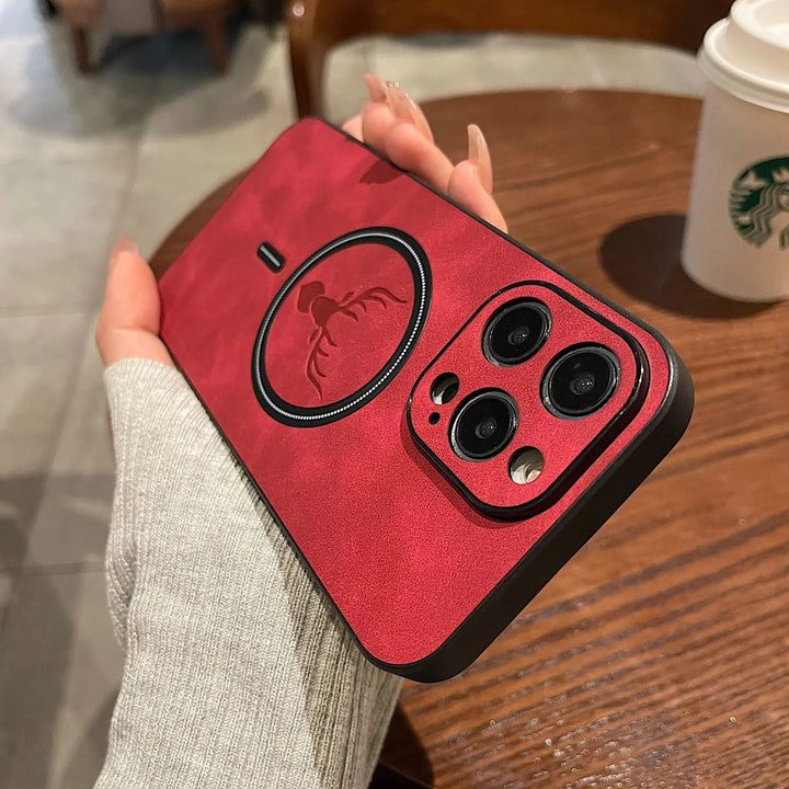 Lisslune | Deer Leather iPhone Case MagSafe Wireless Charging