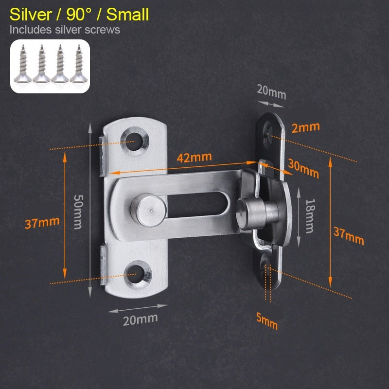 Lisslune | Sliding Simple Cabinet Closet Lock