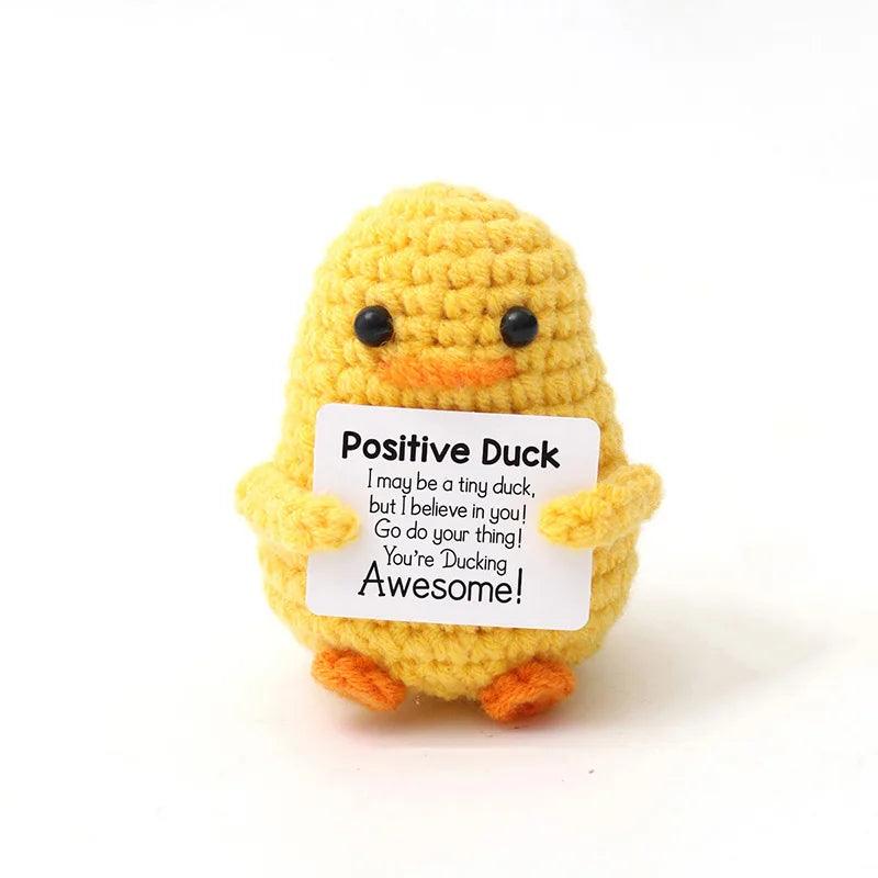 Lisslune | Shady Handcrafted Crochet Duck Ornaments for Emotional Support - Unique Home Decor and Perfect Christmas Gift