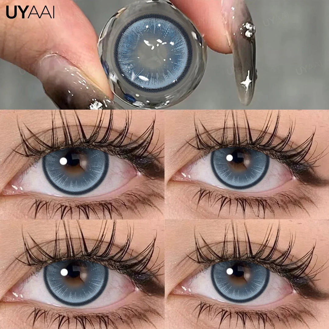 Rynx | Green contact lenses for eyes Cosmetic gray eye lenses y2k Korean style beauty eye color blue lenses