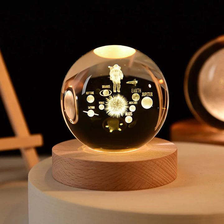 Lisslune | StellarGlow - 3D Planet Night Light with Solar System Design
