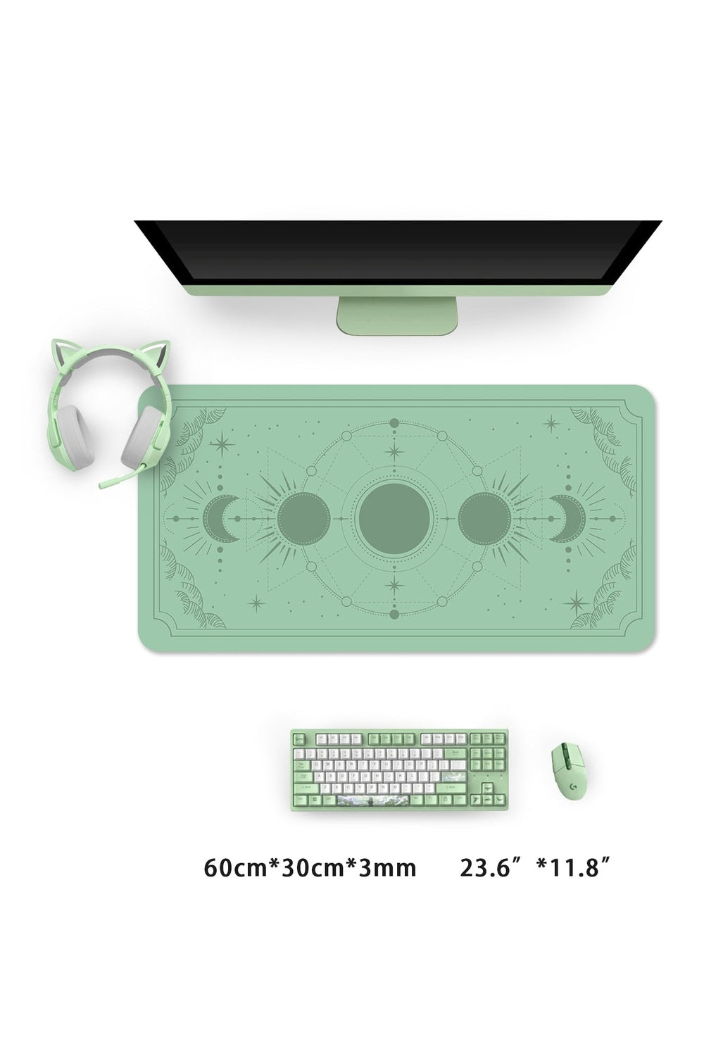 Lisslune | Moon Phases Desk Pad
