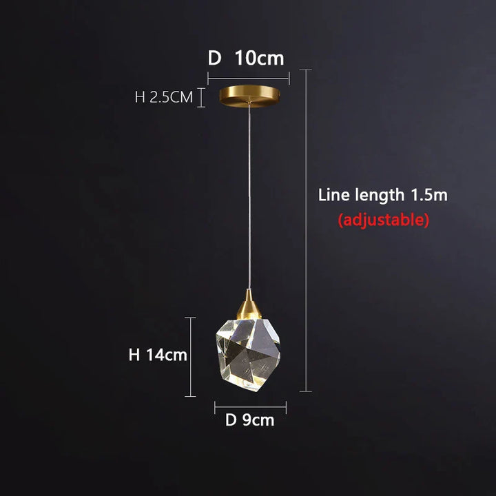 Lisslune | Elegant Crystal Pendant Lights