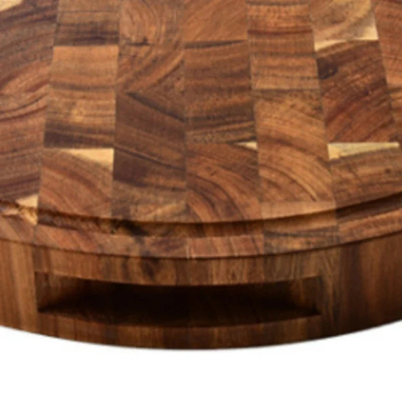 Skorter | ButcherGrain | Thick round acacia butcher block