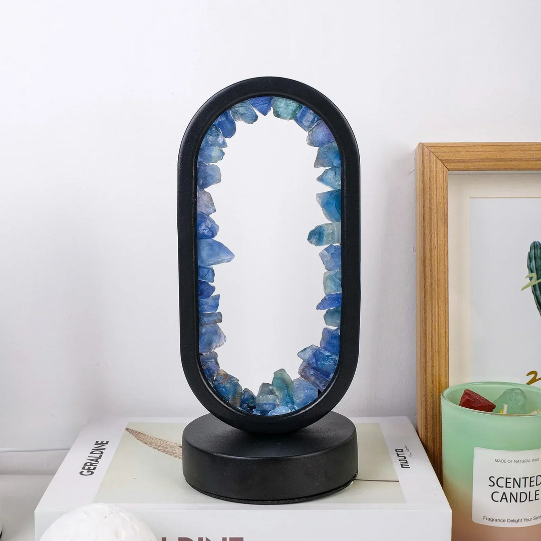 Lisslune | AuraStone | Natural Calming Amethyst Serenity Lamp