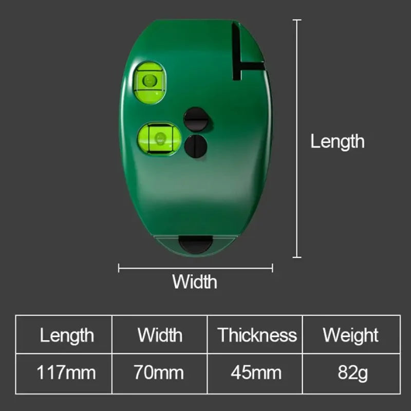 Lisslune | High Precision 2-Line Laser Level Right Angle Tool