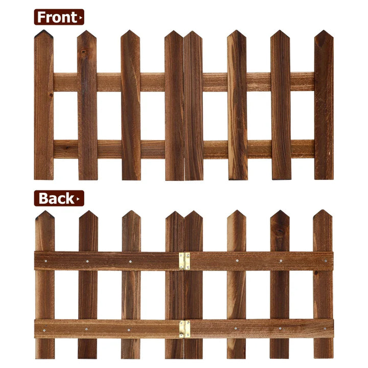 Lisslune | Decorative wooden garden fence for flower beds and outdoor areas