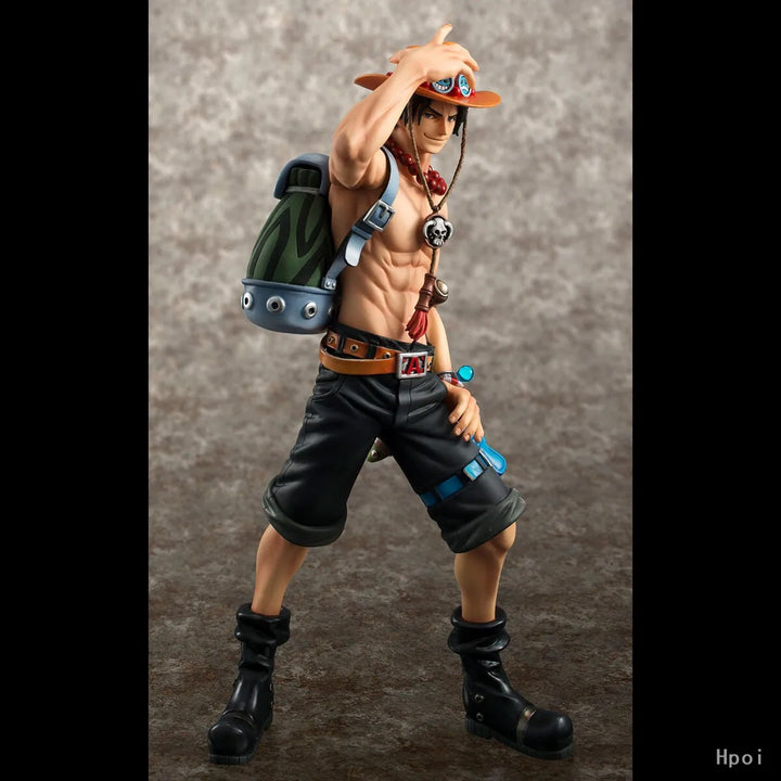 Lisslune | Figur One Piece DX10th Anniversary Fire Fist Escal D Ace Ruffy Brother Toy Japan Anime Collector Figures PVC Model Toy