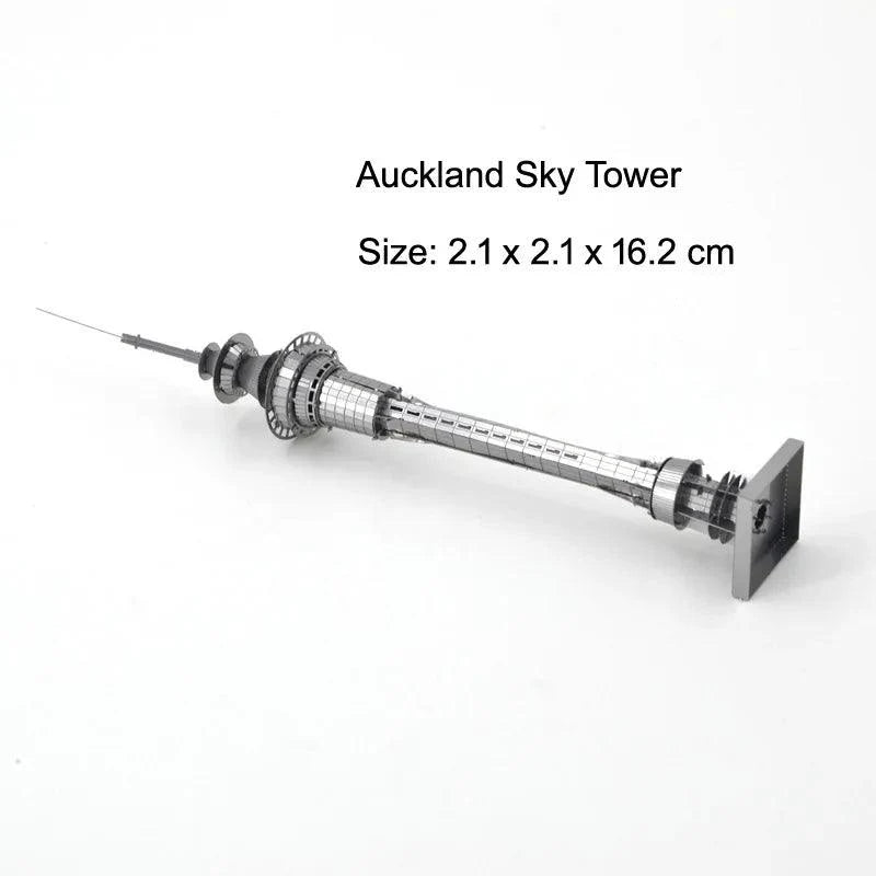 Lisslune | Global Landmark 3D Metal Puzzle Set: Construct and Explore Iconic Structures