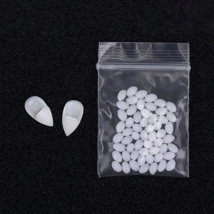 Rynx | Halloween Decoration Vampire Teeth Large Teeth Prosthetics Halloween Cosplay Props Artificial Large Teeth with Strong Glue Halloween Props