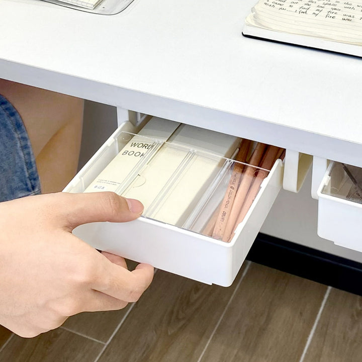Lisslune | Clever Under Desk Hidden Sliding Drawer Organizer