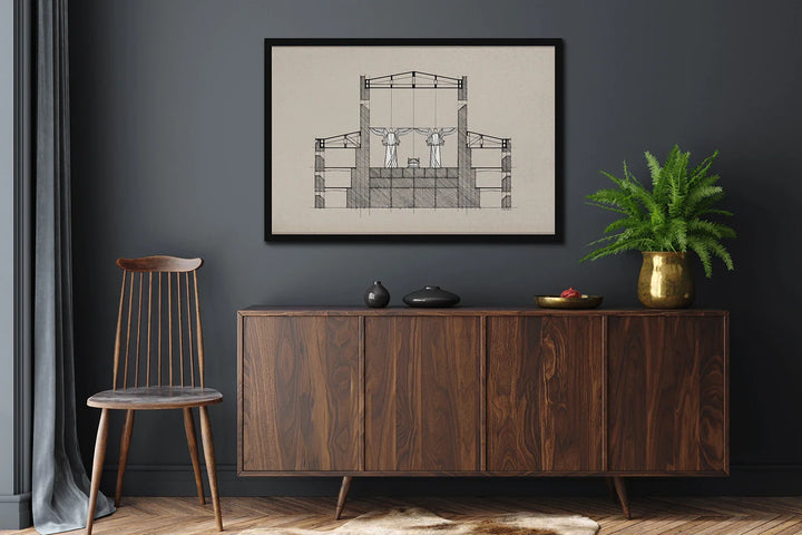 Lisslune | Temple Canvas Poster