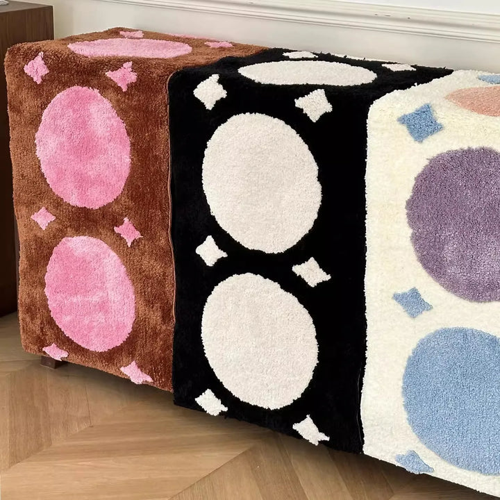 Rynx | Long Tufting Moon Star Bedroom Carpet Soft Geometric Mat Hallway Bedside Rug Kids Foot Pad Aesthetic Living Room Decor